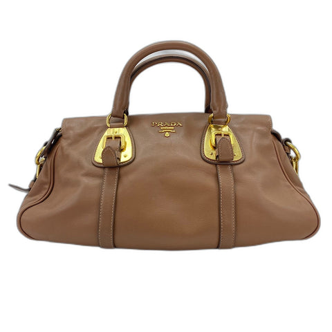 PRADA 2WAY Boston bag Brown WS35054