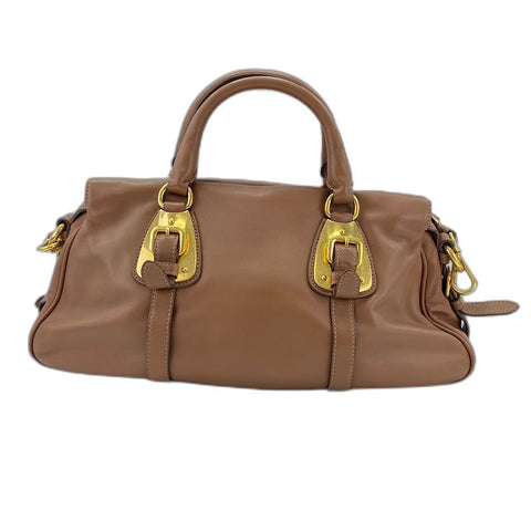 PRADA 2WAY Boston bag Brown WS35054