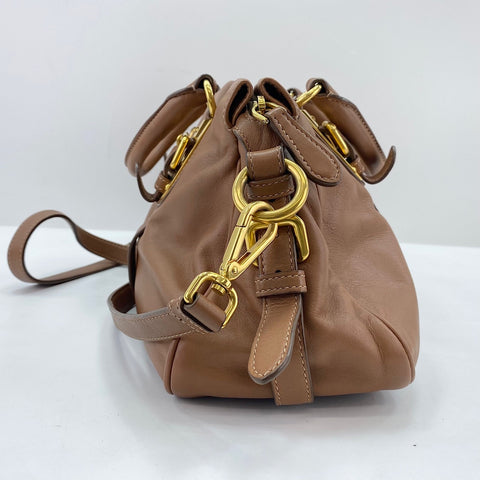 PRADA 2WAY Boston bag Brown WS35054