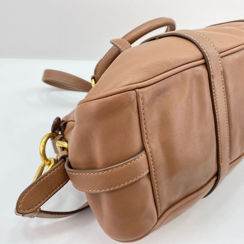 PRADA 2WAY Boston bag Brown WS35054