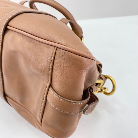 PRADA 2WAY Boston bag Brown WS35054