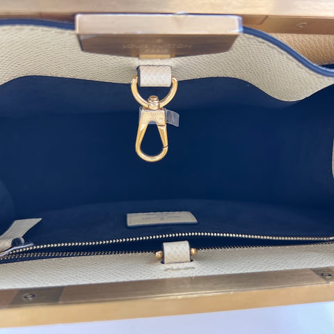 LOUIS VUITTON City Frame Tote Bag white WS35056