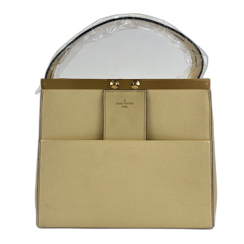 LOUIS VUITTON City Frame Tote Bag white WS35056