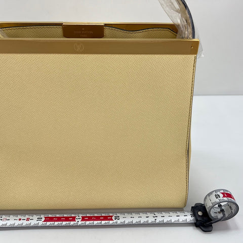 LOUIS VUITTON City Frame Tote Bag white WS35056