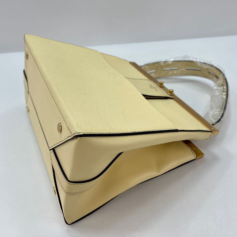 LOUIS VUITTON City Frame Tote Bag white WS35056