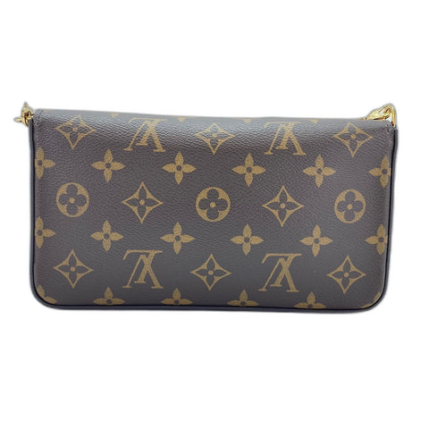 LOUIS VUITTON Pochette Felice Shoulder Bag Brown WS35058
