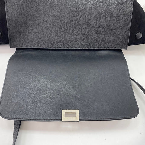 CELINE Trapeze Small 2WAY Handbag black WS35060