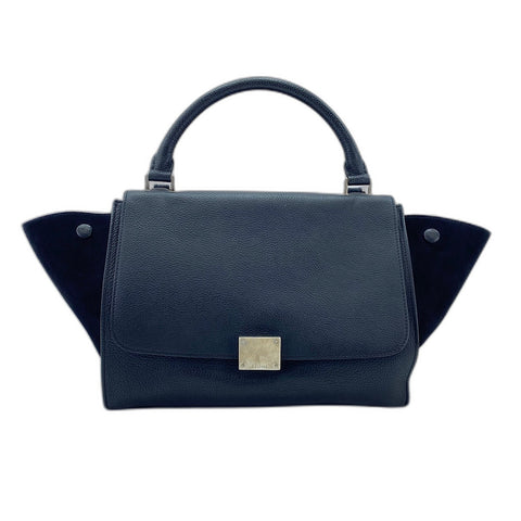 CELINE Trapeze Small 2WAY Handbag black WS35060