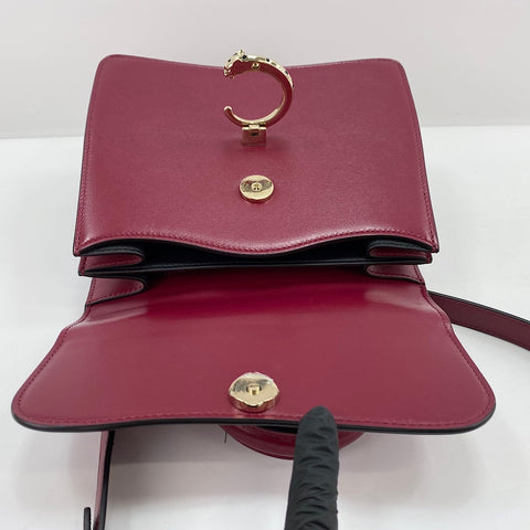 CARTIER PANTHERE de Cartier 2WAY Handbag Red WS35064
