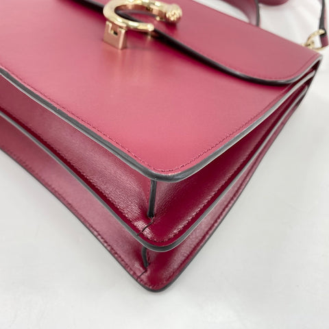 CARTIER PANTHERE de Cartier 2WAY Handbag Red WS35064