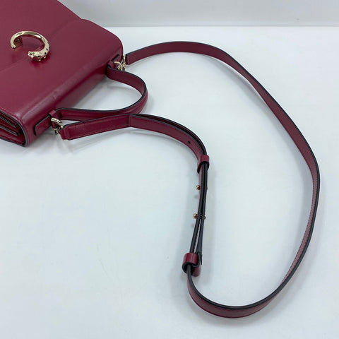 CARTIER PANTHERE de Cartier 2WAY Handbag Red WS35064