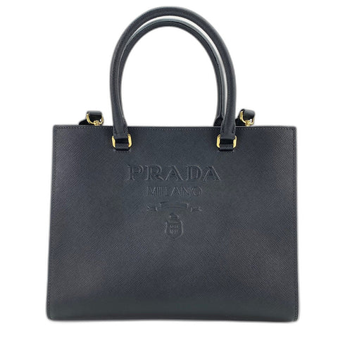 PRADA 2WAY Handbag black WS35073