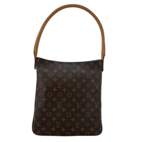 LOUIS VUITTON Looping GM Shoulder Bag Brown WS35087