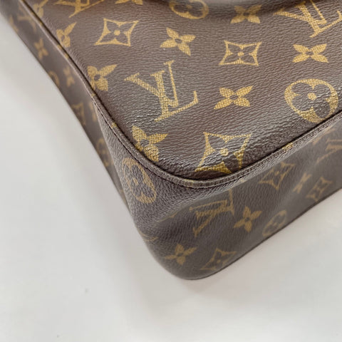 LOUIS VUITTON Looping GM Shoulder Bag Brown WS35087