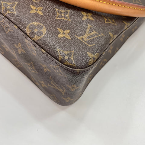 LOUIS VUITTON Looping GM Shoulder Bag Brown WS35087