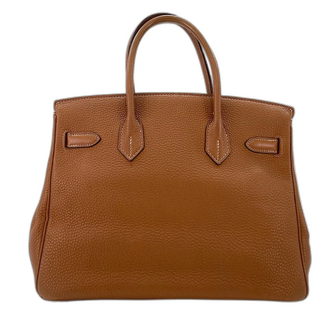 HERMES Birkin 30 Handbag Brown WS35089