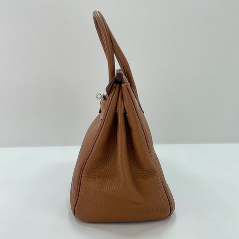 HERMES Birkin 30 Handbag Brown WS35089