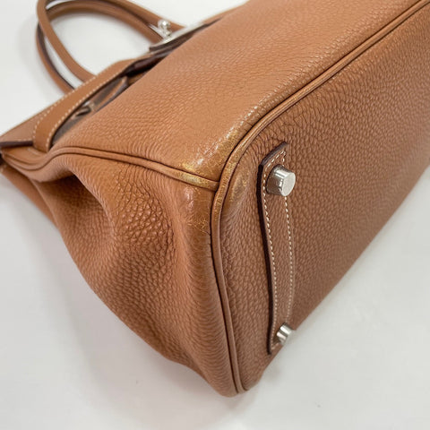 HERMES Birkin 30 Handbag Brown WS35089