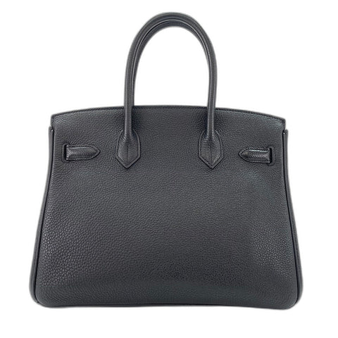 HERMES Birkin 30 Handbag black WS35090