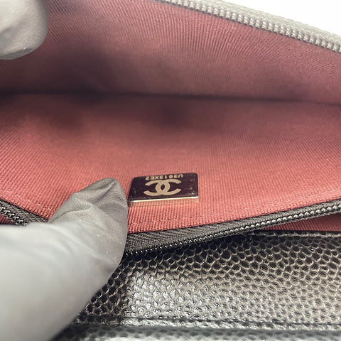 CHANEL Matelasse Shoulder Bag black WS35091
