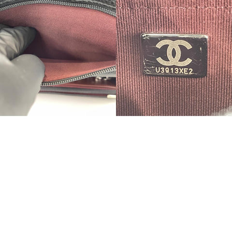 CHANEL Matelasse Shoulder Bag black WS35091