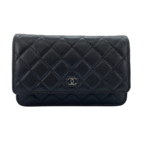 CHANEL Matelasse Shoulder Bag black WS35091