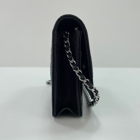 CHANEL Matelasse Shoulder Bag black WS35091