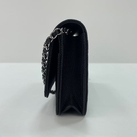 CHANEL Matelasse Shoulder Bag black WS35091