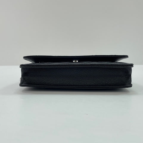 CHANEL Matelasse Shoulder Bag black WS35091