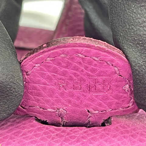 HERMES Evelyn 1TPM Shoulder Bag purple WS35092