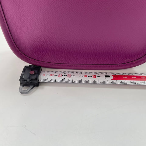 HERMES Evelyn 1TPM Shoulder Bag purple WS35092
