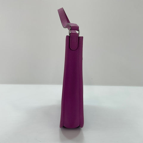 HERMES Evelyn 1TPM Shoulder Bag purple WS35092