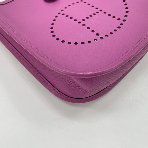 HERMES Evelyn 1TPM Shoulder Bag purple WS35092
