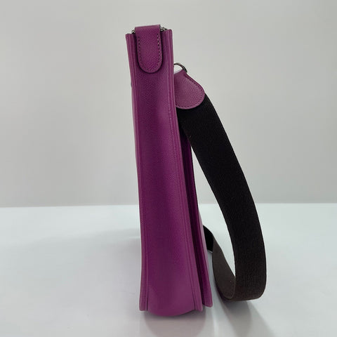 HERMES Evelyn 2 PM Shoulder Bag purple WS35095