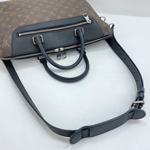 LOUIS VUITTON Port Document Jules NM Handbag Brown WS35096