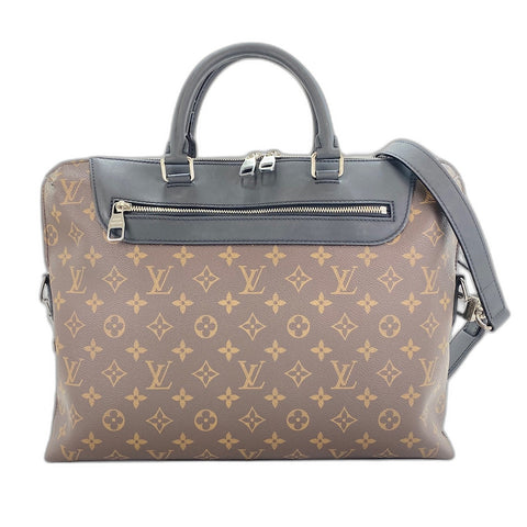 LOUIS VUITTON Port Document Jules NM Handbag Brown WS35096