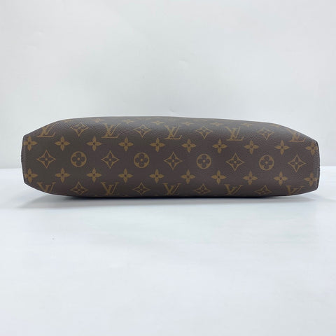 LOUIS VUITTON Port Document Jules NM Handbag Brown WS35096