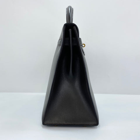 HERMES Kelly 32 Handbag Brown WS35100