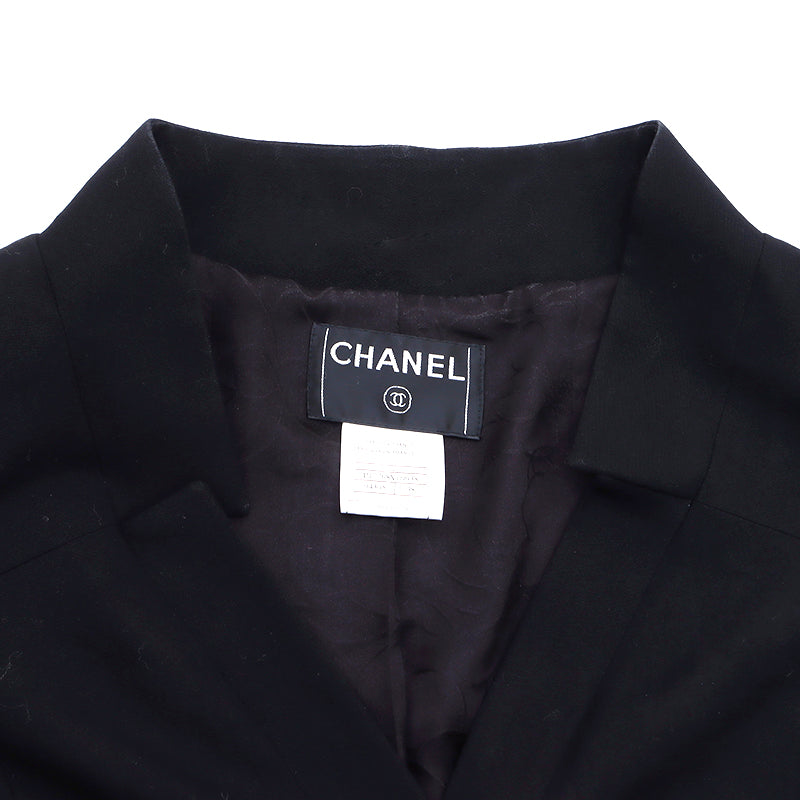 シャネル CHANEL ココボタン セットアップ 2001年 スーツ ウール 