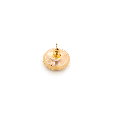 Chanel Coco Marc Round Boucles d'oreilles Gold WS3556