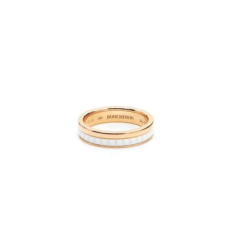 Boucheron Taille 7 Ring Gold X White WS3675