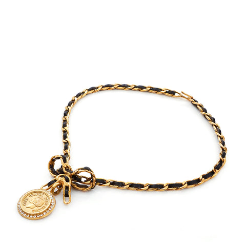 Chanel Chanel Medallion Collier en strass Gold WS3778