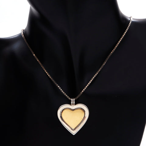 TIFFANY&Co. Heart Ag925 Necklace Silver WS3784
