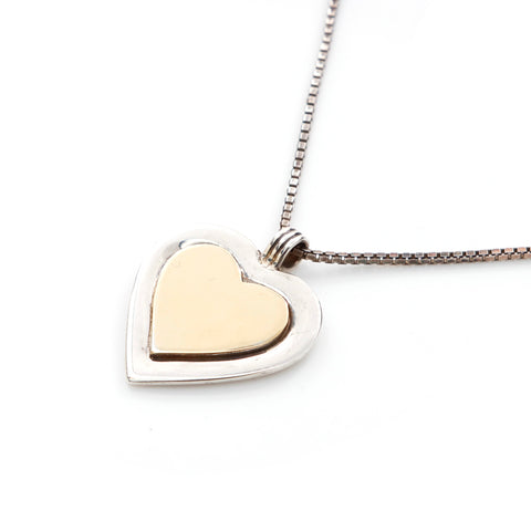 TIFFANY&Co. Heart Ag925 Necklace Silver WS3784