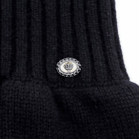 シャネル CHANEL ココボタン ニット スカート カシミヤ ブラック WS3819