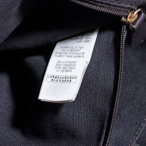 Burberry手提袋皮革米色WS3916
