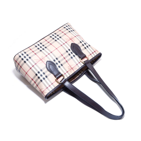 Burberry手提袋皮革米色WS3916