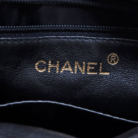 Chanel Coco Mark Matelasse 1995 ~ 1996 Umhängetaschen Lambskin Schwarz WS3924