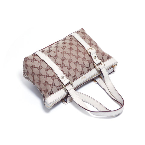 グッチ GUCCI GGキャンバス ハンドバッグ ベージュ WS3947