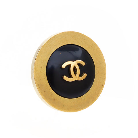 Chanel Coco Marc Round Round Oreing Bings Gold x Black WS3961